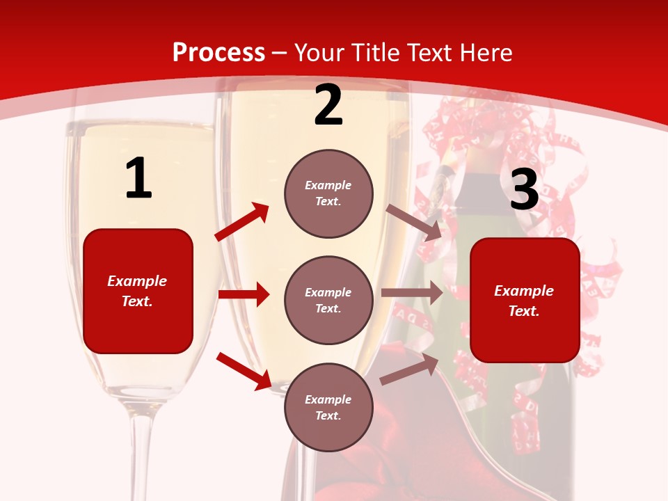 Background Valentine Red PowerPoint Template