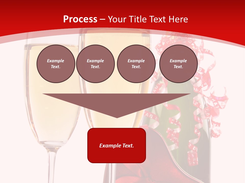Background Valentine Red PowerPoint Template