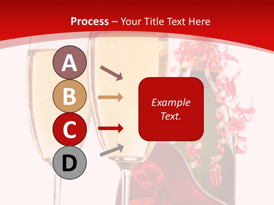 Background Valentine Red PowerPoint Template