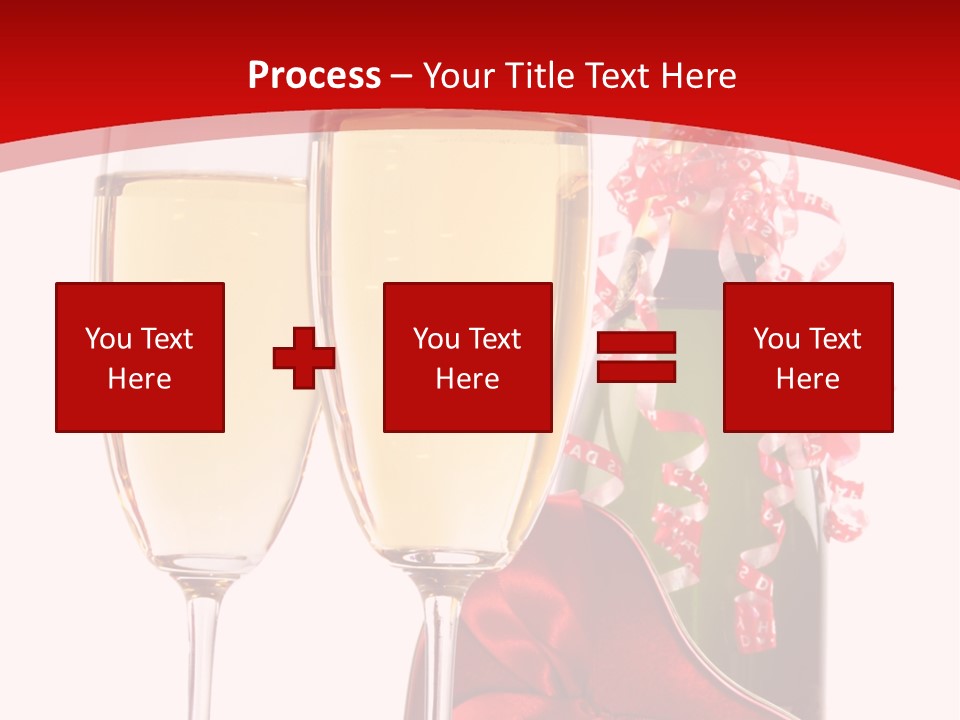 Background Valentine Red PowerPoint Template