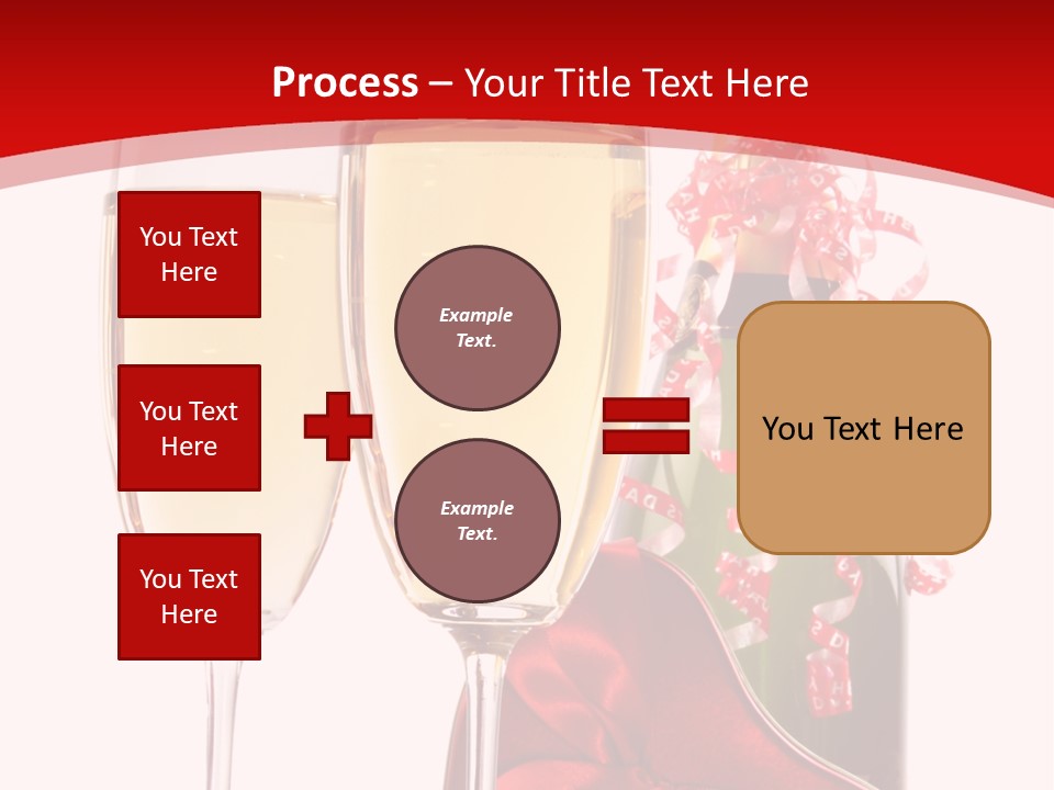 Background Valentine Red PowerPoint Template