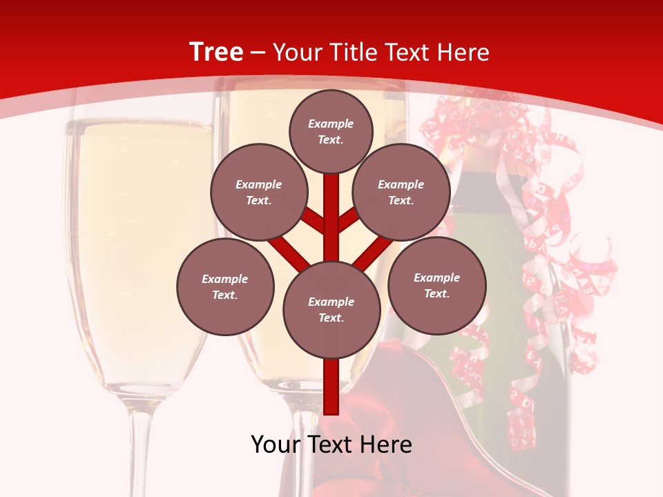 Background Valentine Red PowerPoint Template