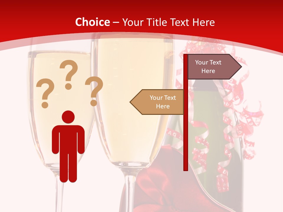 Background Valentine Red PowerPoint Template