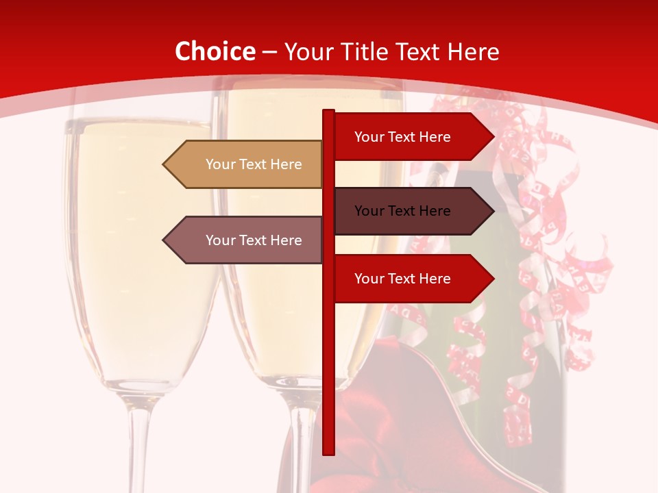 Background Valentine Red PowerPoint Template