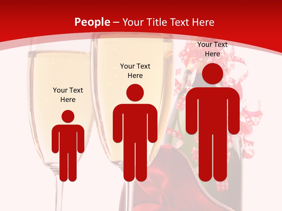 Background Valentine Red PowerPoint Template