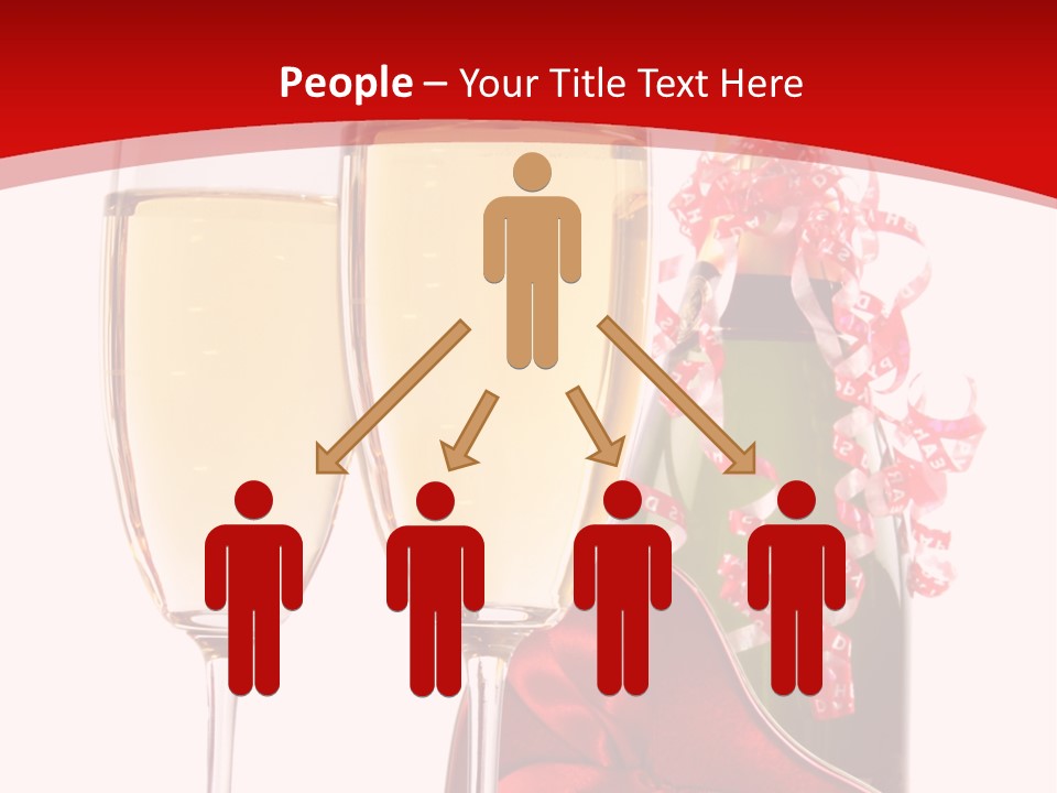 Background Valentine Red PowerPoint Template