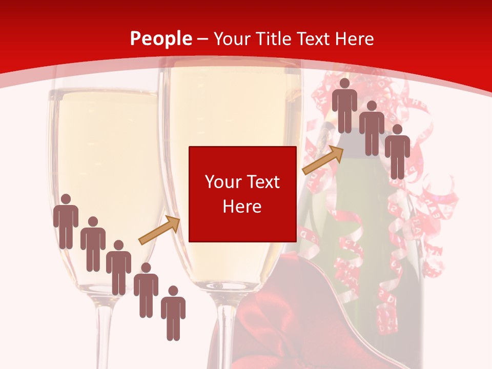 Background Valentine Red PowerPoint Template