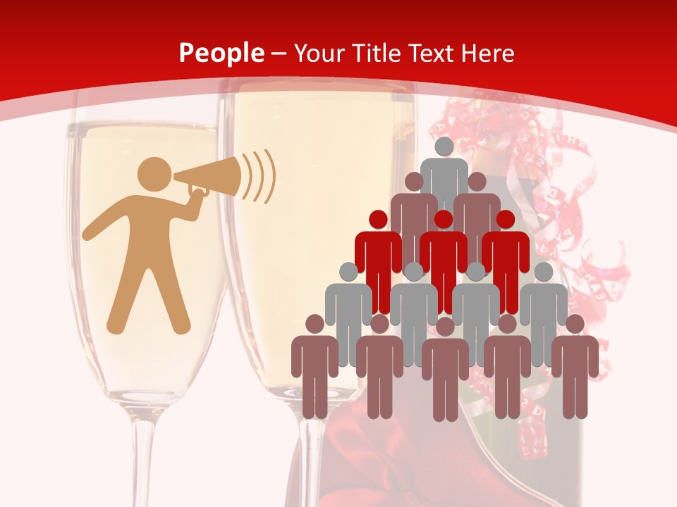 Background Valentine Red PowerPoint Template