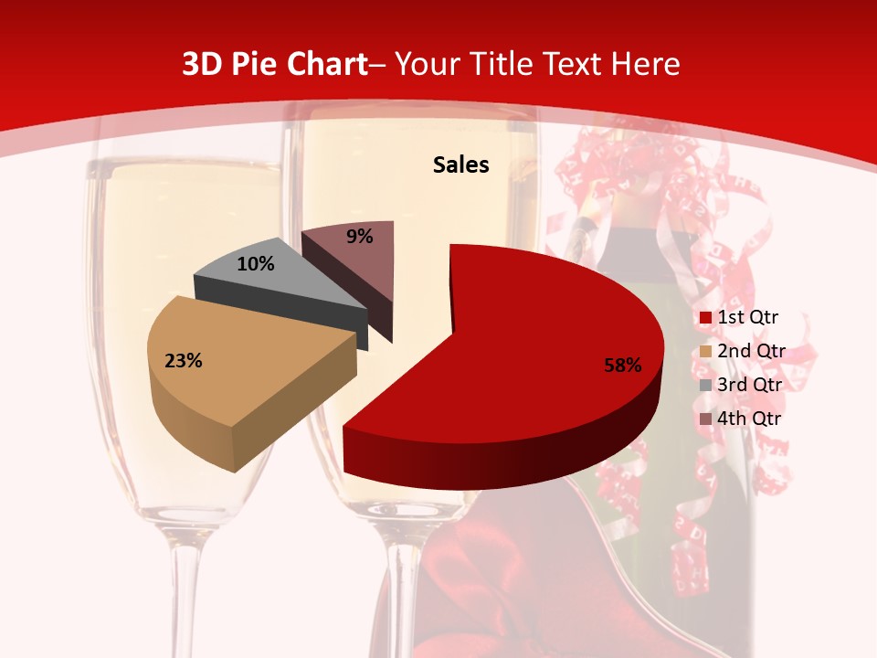 Background Valentine Red PowerPoint Template