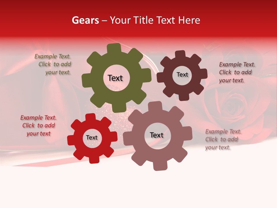 Celebration Shiny Present PowerPoint Template