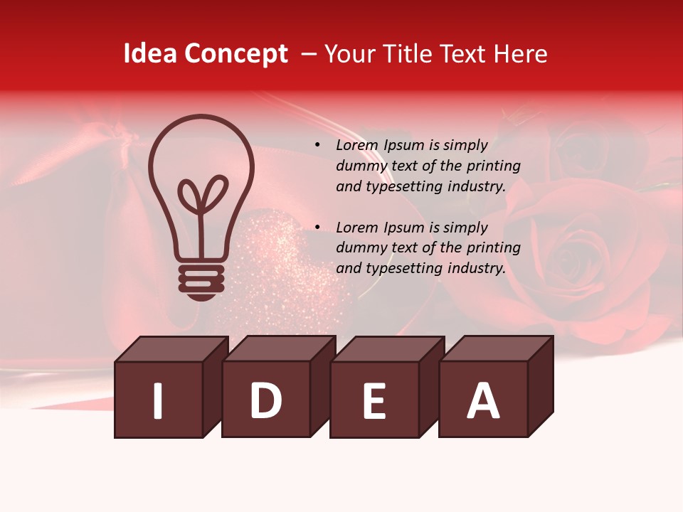 Celebration Shiny Present PowerPoint Template