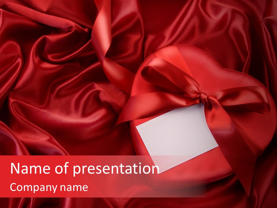 Romance Red Concepts PowerPoint Template