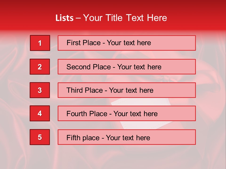 Romance Red Concepts PowerPoint Template