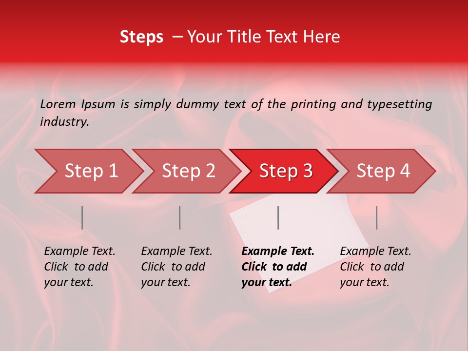 Romance Red Concepts PowerPoint Template