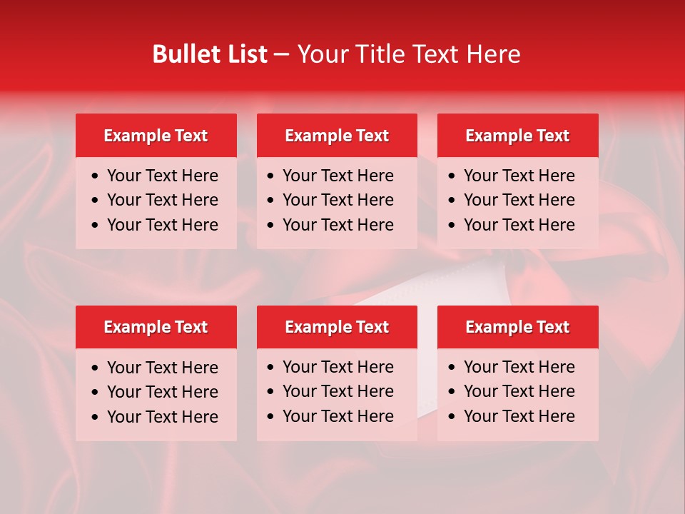 Romance Red Concepts PowerPoint Template
