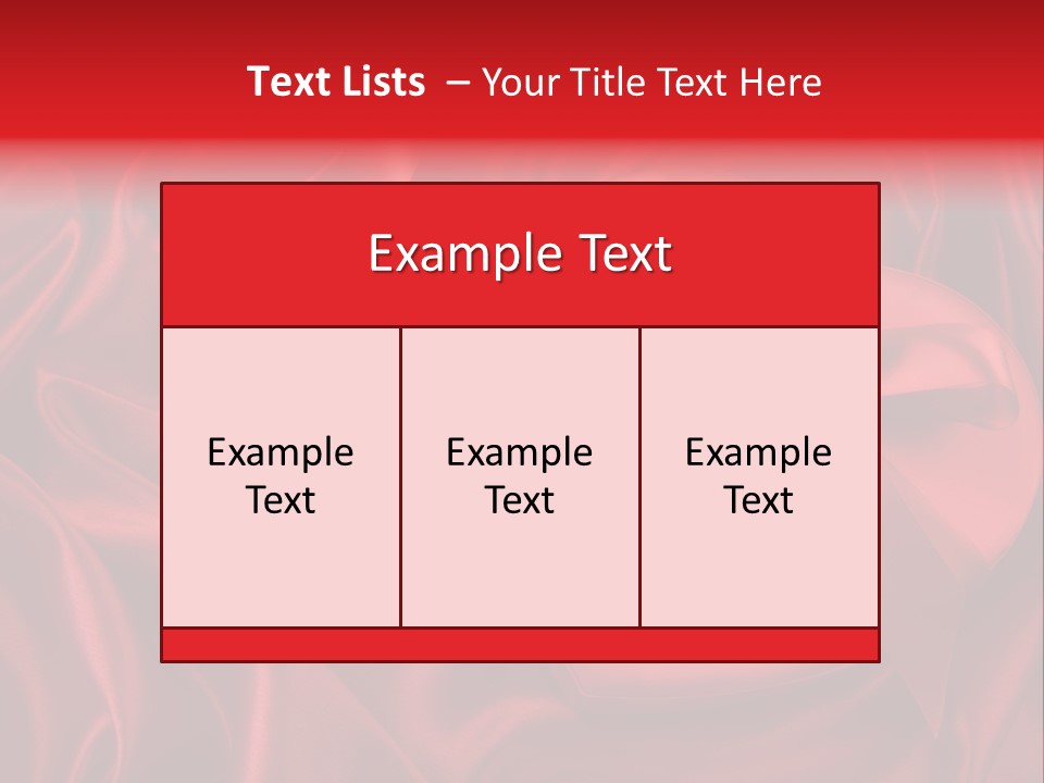 Romance Red Concepts PowerPoint Template
