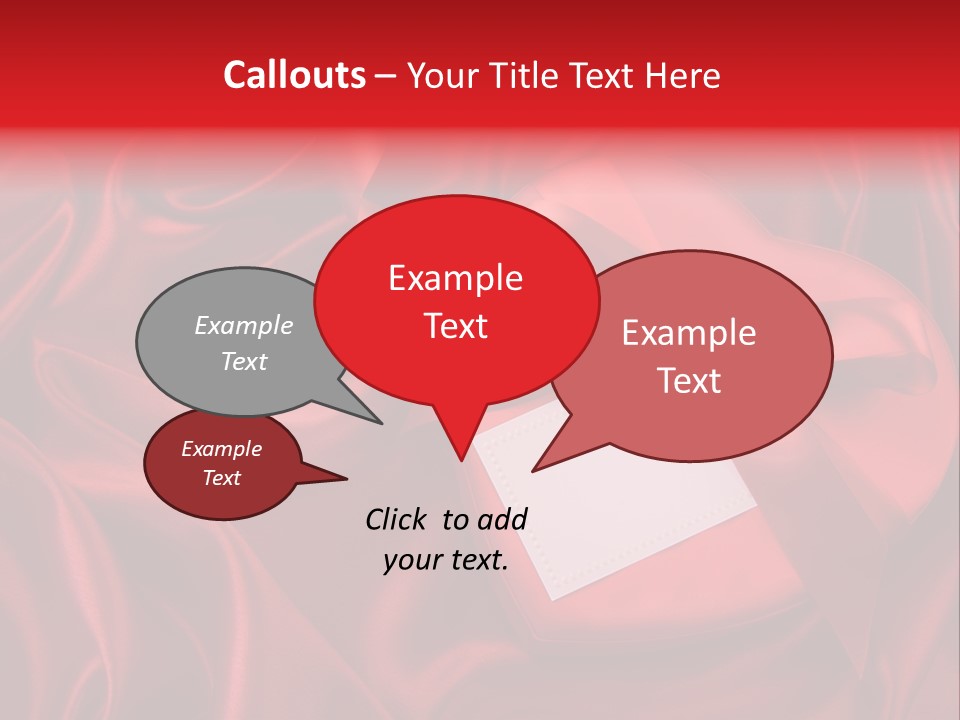 Romance Red Concepts PowerPoint Template