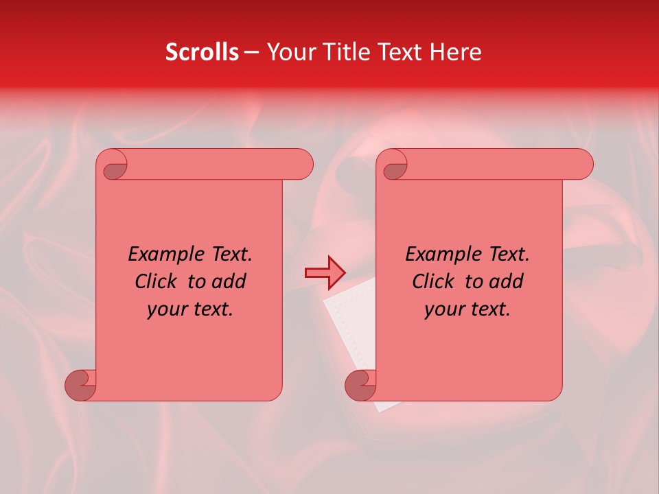 Romance Red Concepts PowerPoint Template