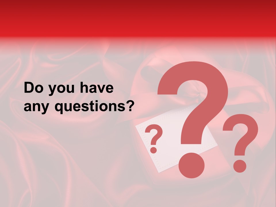 Romance Red Concepts PowerPoint Template