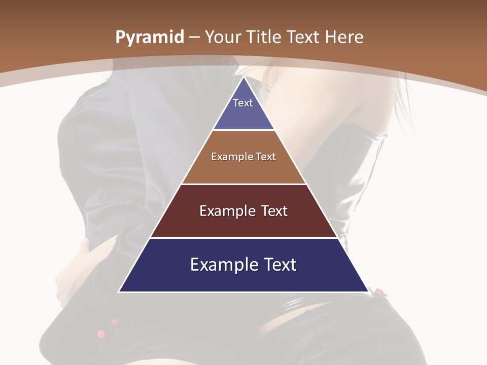 Model Hip Blonde PowerPoint Template