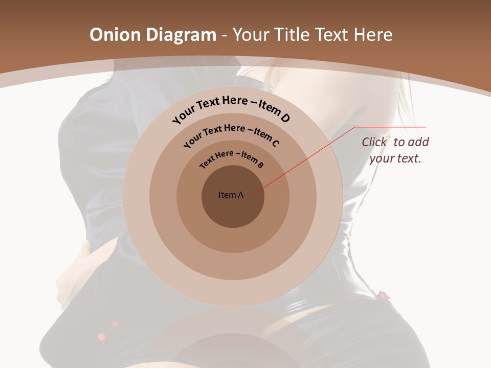 Model Hip Blonde PowerPoint Template