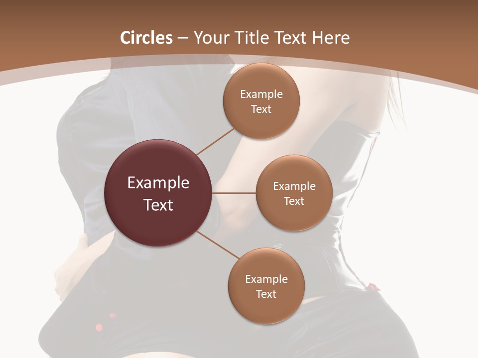 Model Hip Blonde PowerPoint Template