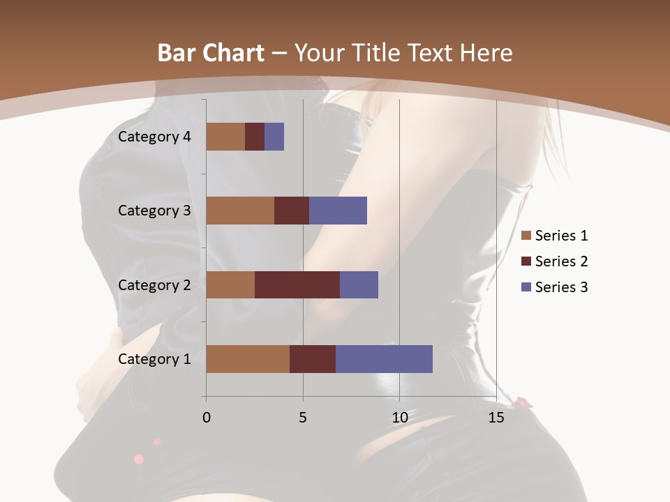 Model Hip Blonde PowerPoint Template