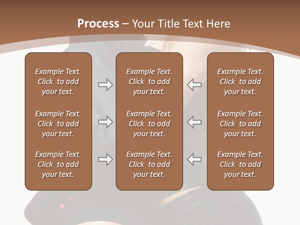 Model Hip Blonde PowerPoint Template