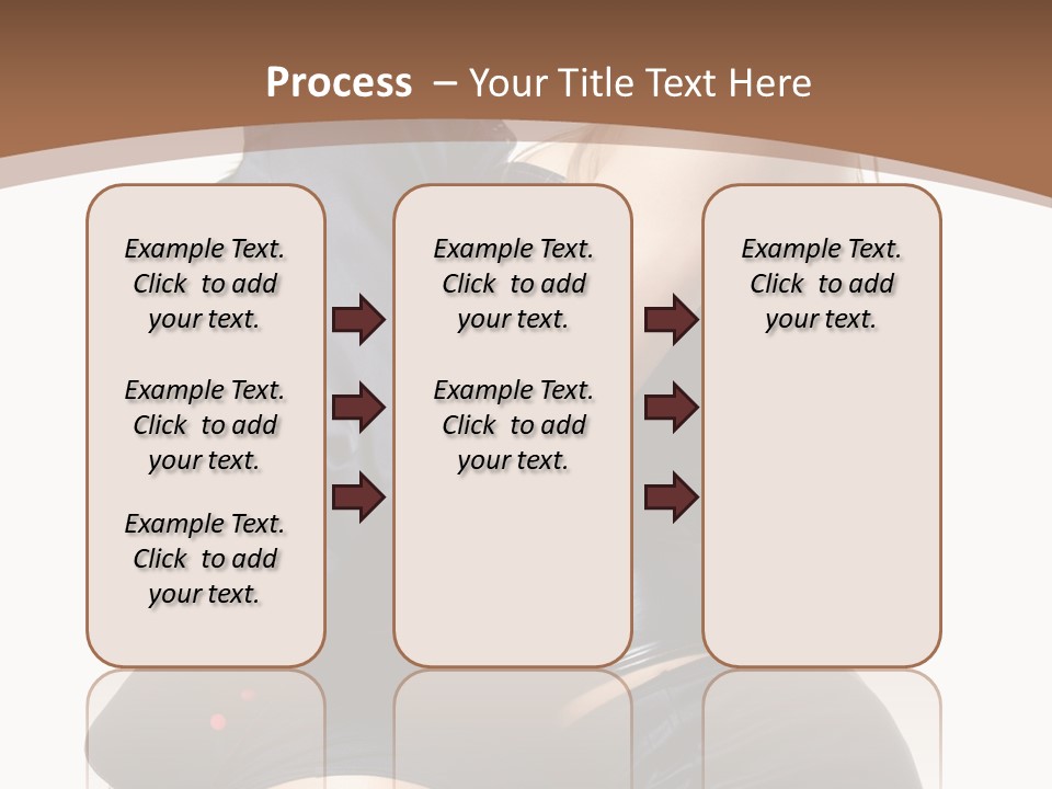 Model Hip Blonde PowerPoint Template