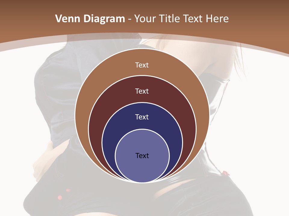 Model Hip Blonde PowerPoint Template