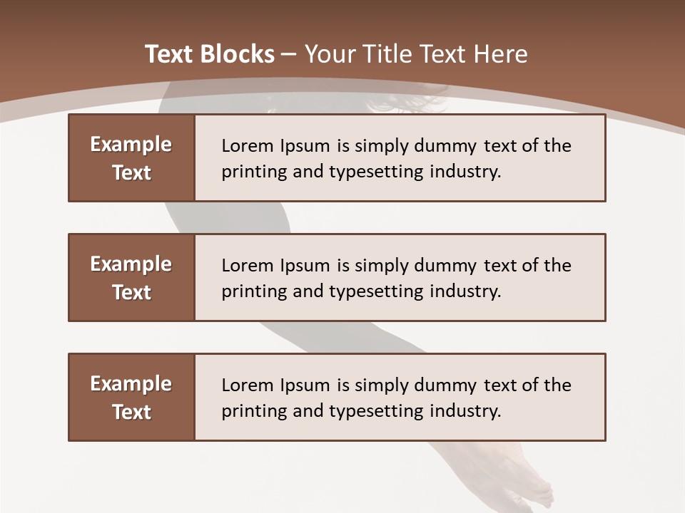 Balance Agility Elegance PowerPoint Template