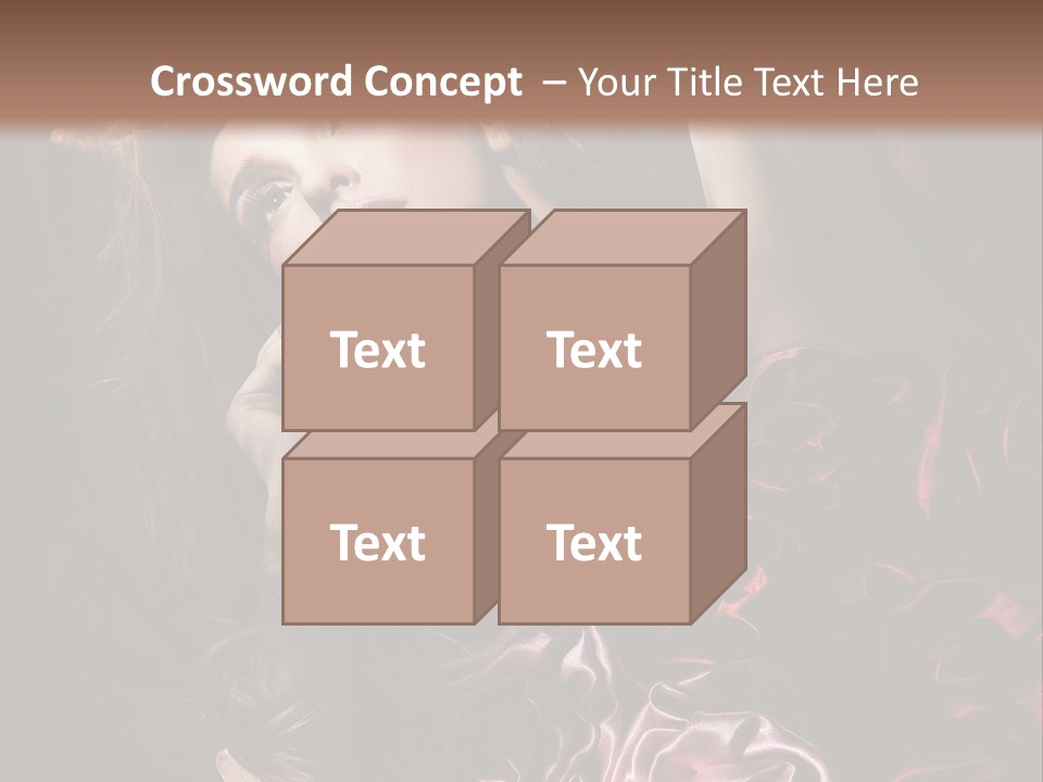 Wind Model Petals PowerPoint Template
