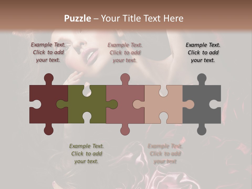 Wind Model Petals PowerPoint Template