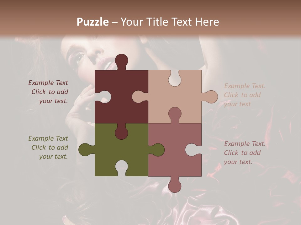 Wind Model Petals PowerPoint Template