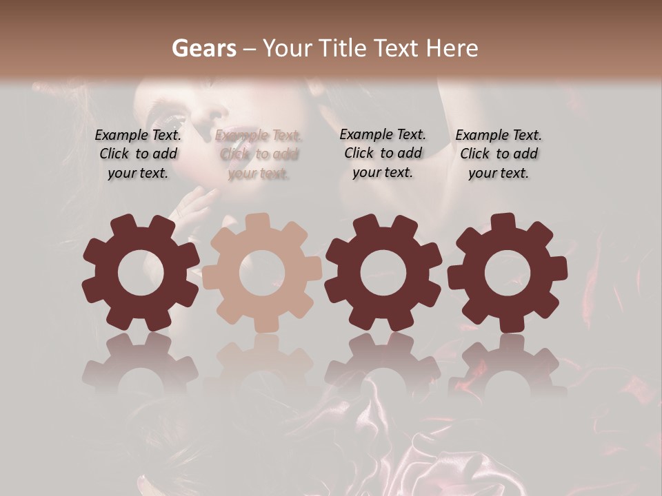 Wind Model Petals PowerPoint Template