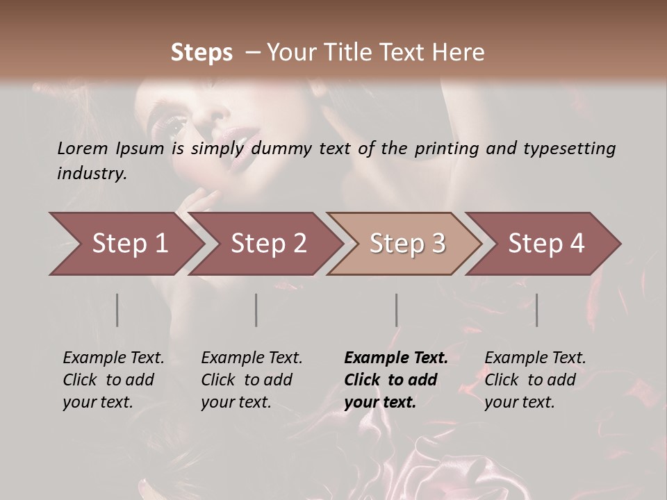 Wind Model Petals PowerPoint Template