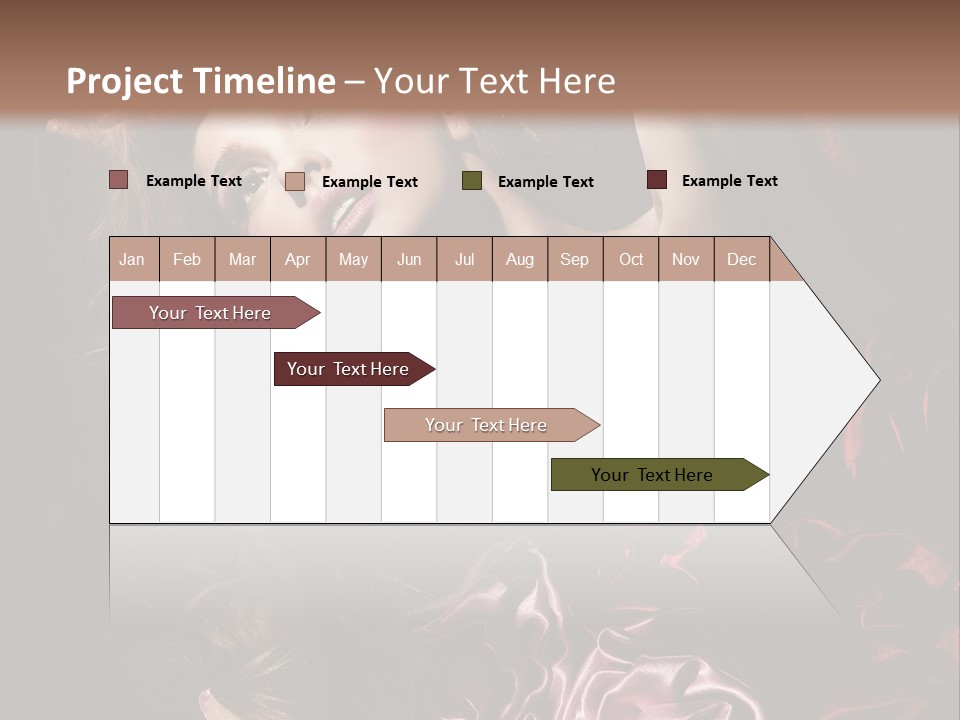 Wind Model Petals PowerPoint Template