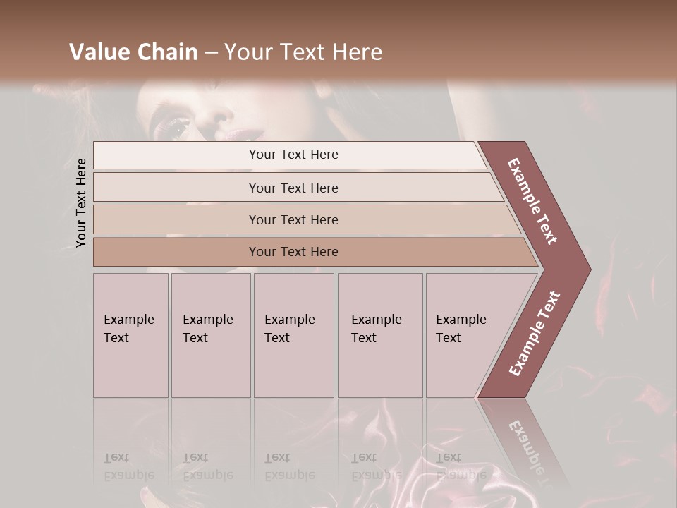 Wind Model Petals PowerPoint Template