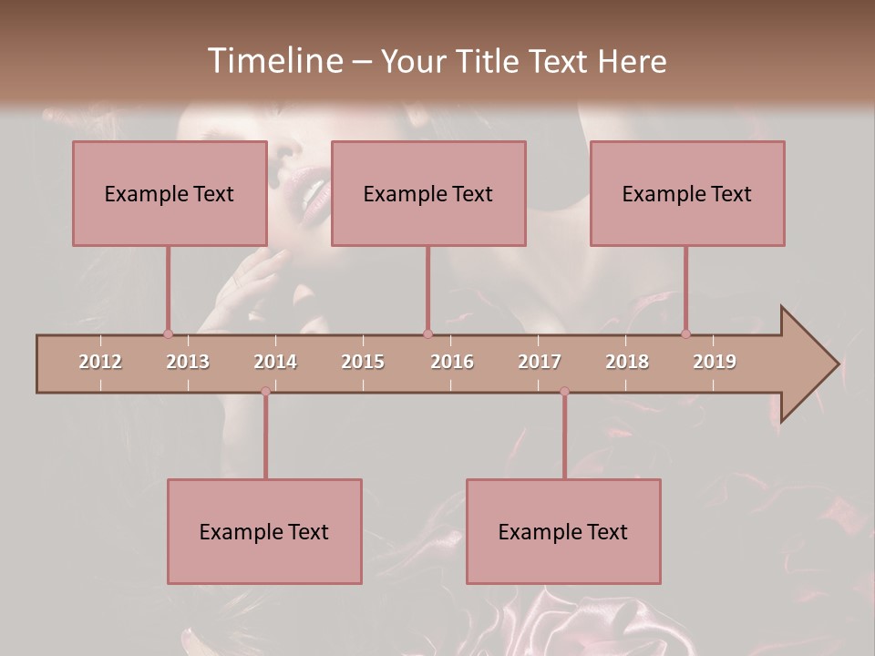 Wind Model Petals PowerPoint Template