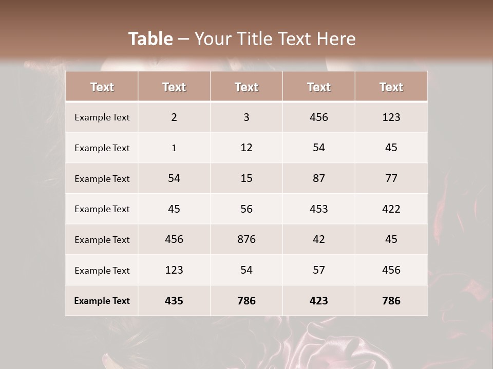 Wind Model Petals PowerPoint Template