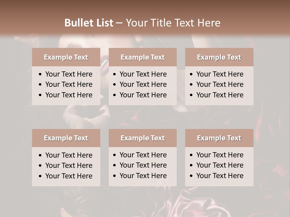 Wind Model Petals PowerPoint Template