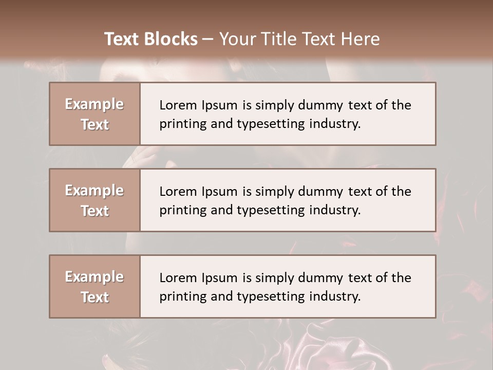 Wind Model Petals PowerPoint Template
