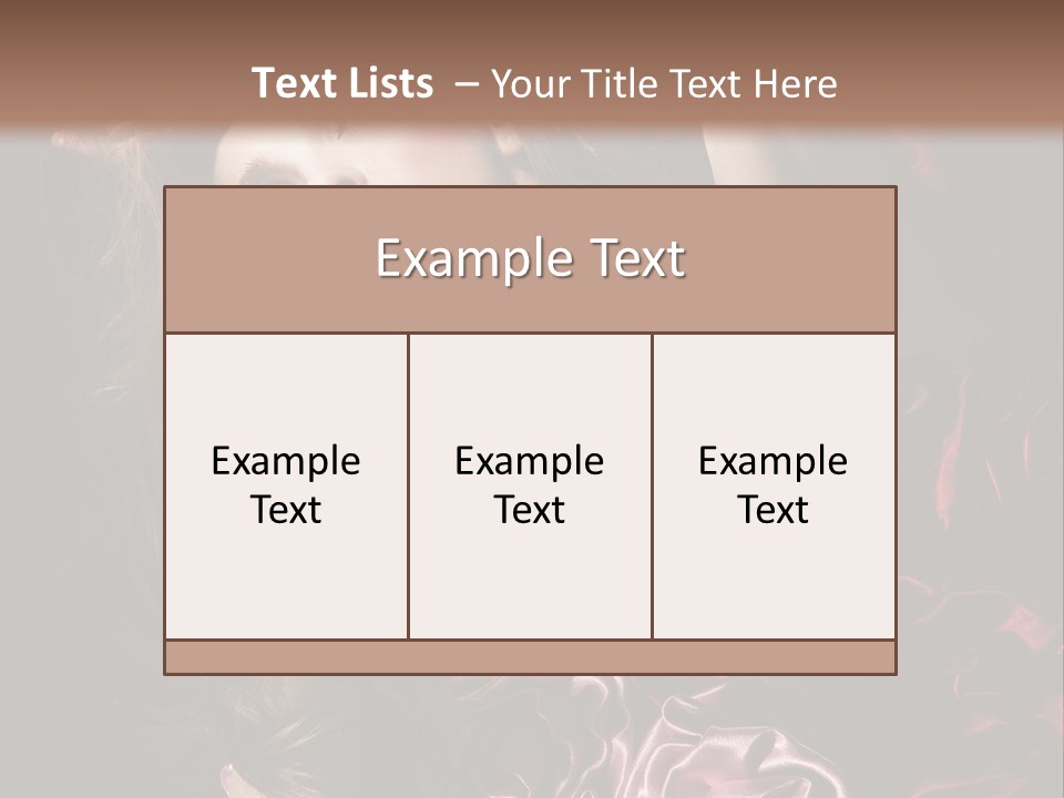 Wind Model Petals PowerPoint Template