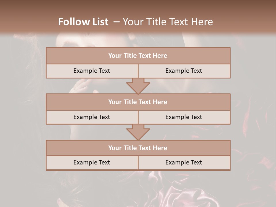 Wind Model Petals PowerPoint Template