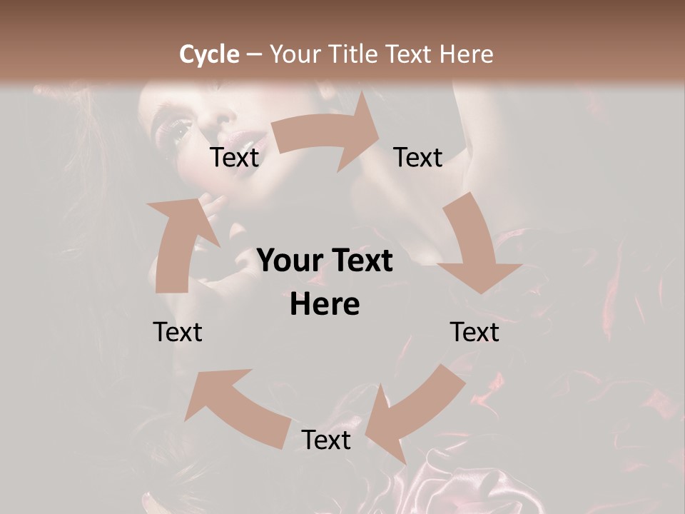Wind Model Petals PowerPoint Template