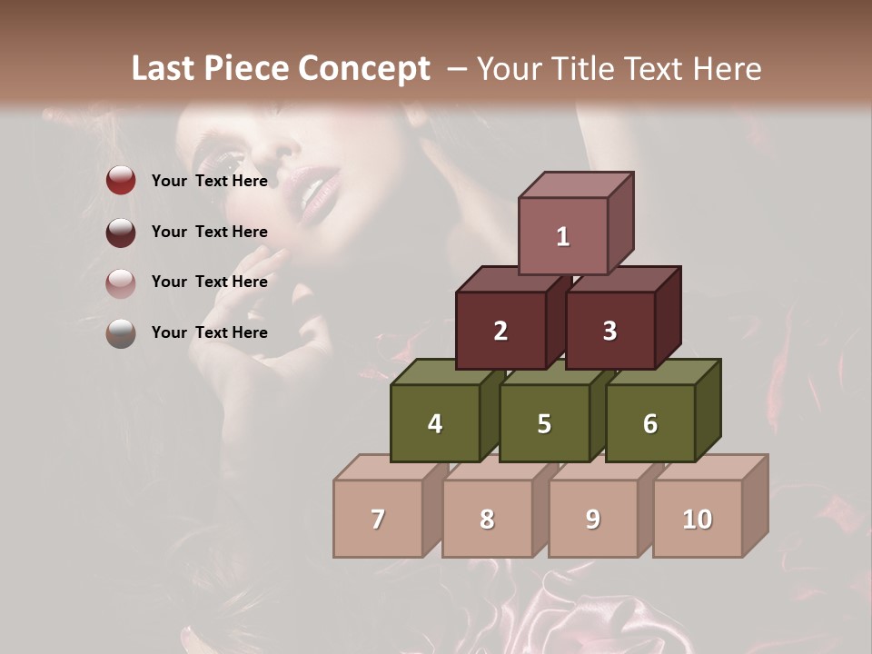 Wind Model Petals PowerPoint Template