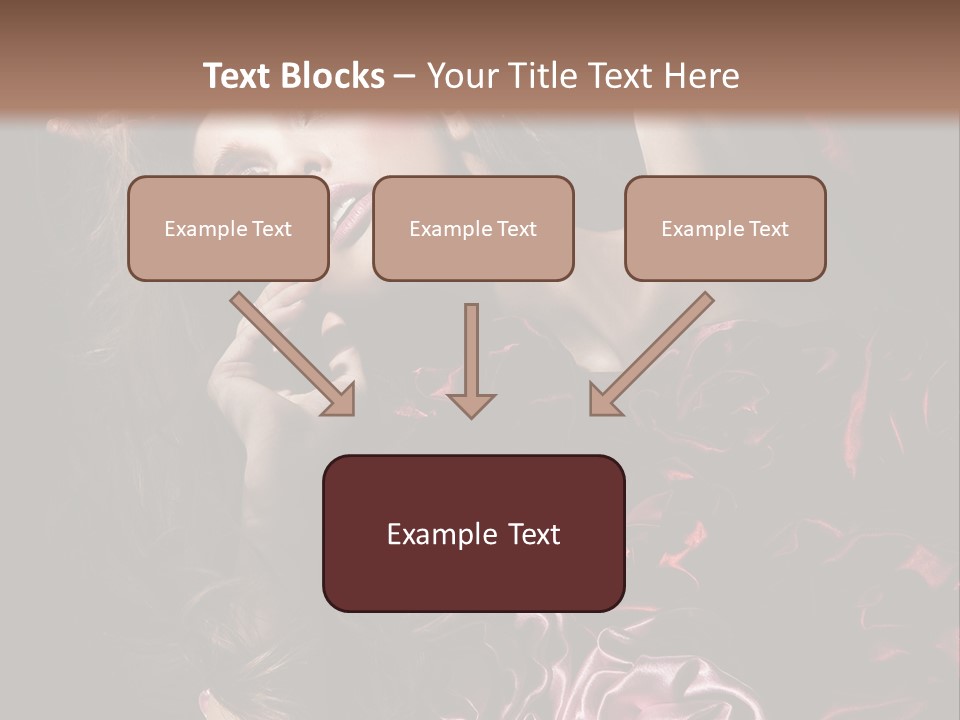 Wind Model Petals PowerPoint Template