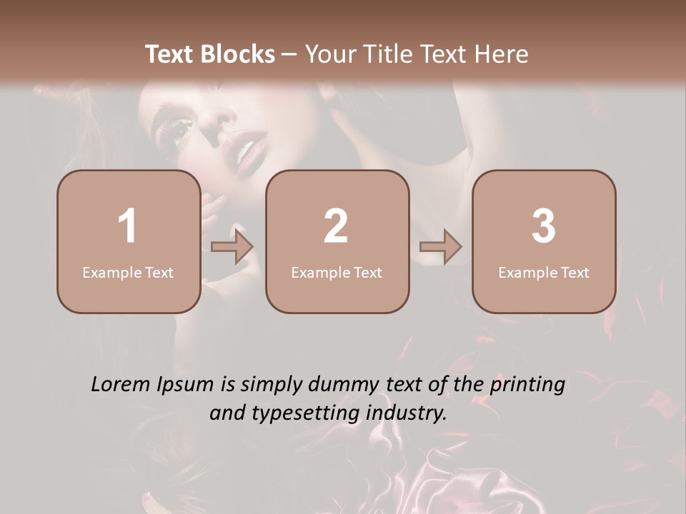 Wind Model Petals PowerPoint Template