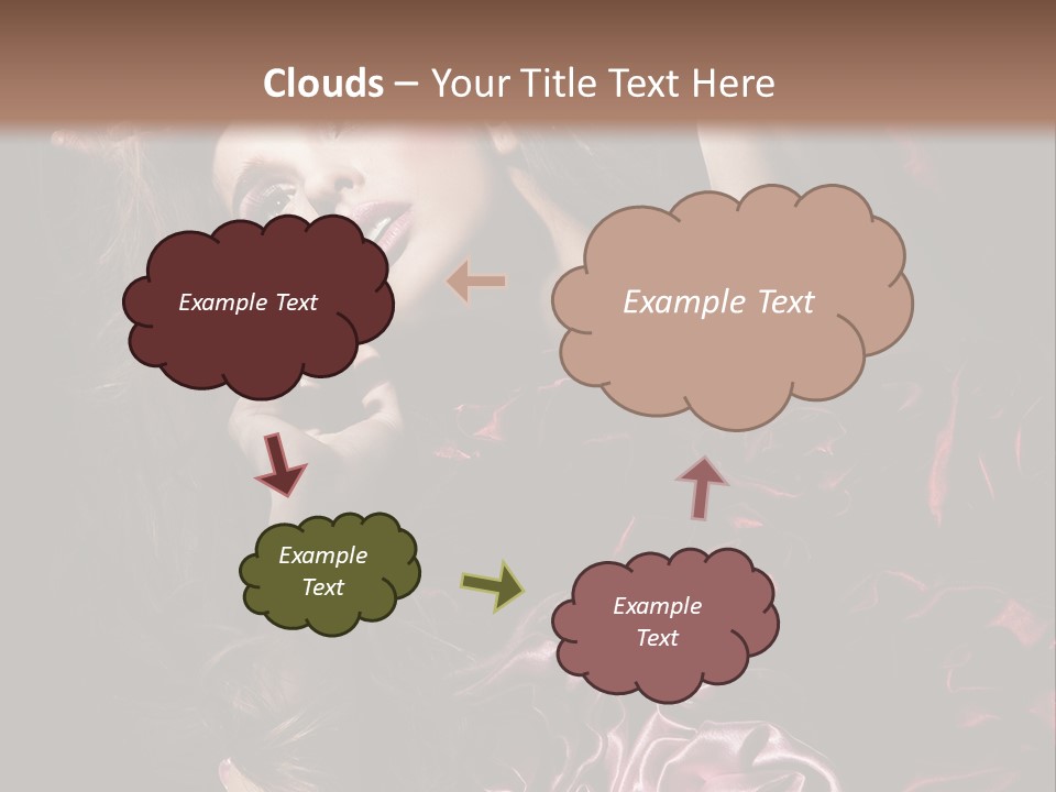 Wind Model Petals PowerPoint Template
