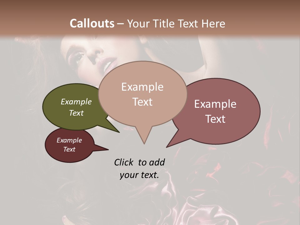 Wind Model Petals PowerPoint Template